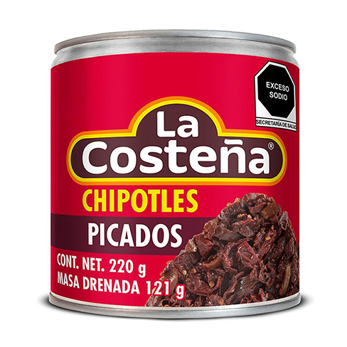 Chiles Chipotles La Costeña 220Gr Trocitos/picados Adobados