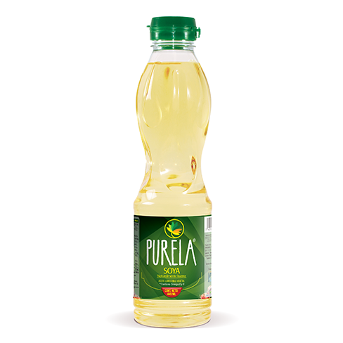 Aceite Comestible Purela 445Ml Puro De Soya