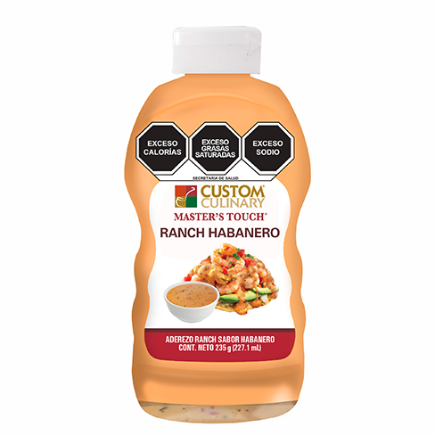 Aderezo Master´s Touch 235Gr Ranch Habanero                 