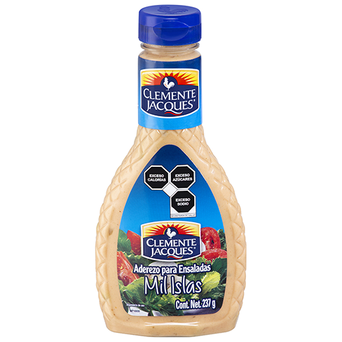 Aderezo Clemente Jacques 237Ml Estilo Mil Islas                                                     