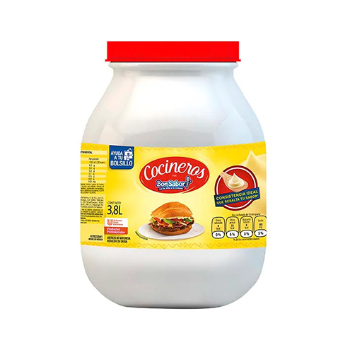 Mayonesa Cocineros Bon Sabor 3.8Lt