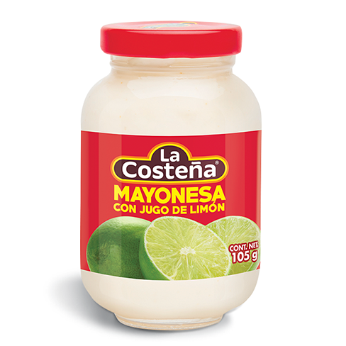 Mayonesa La Costeña 105Gr Con Jugo De Limon