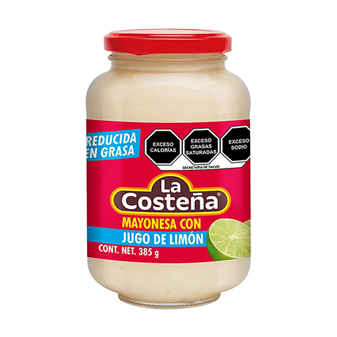 Mayonesa La Costeña 385Gr Reducido En Grasa                                                         