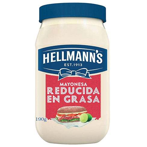 Mayonesa Hellmanns 190Gr Reducido En Grasa
