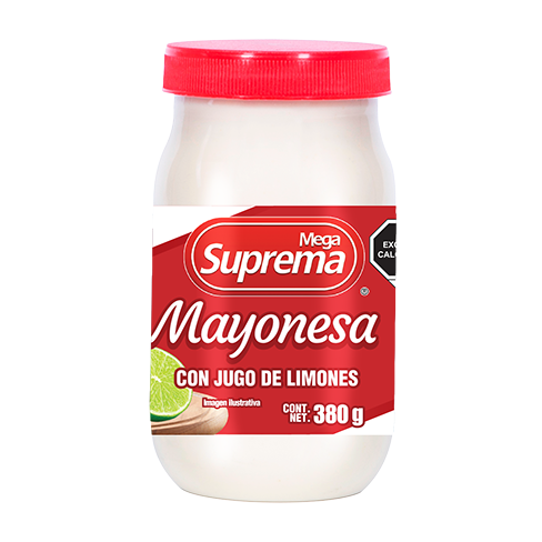 Mayonesa Mega Suprema 380Gr Con Jugo De Limones