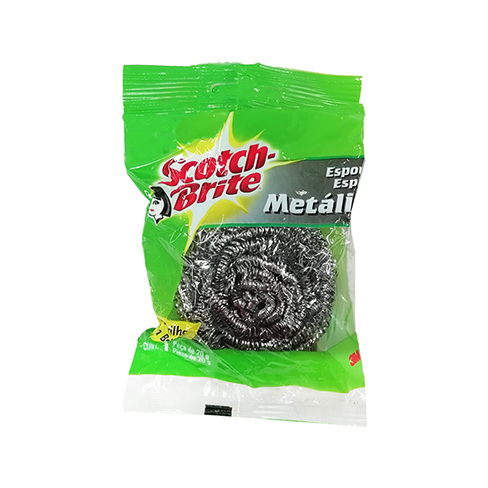 Fibra Scoth Brite Espiral Metalico 1Pz