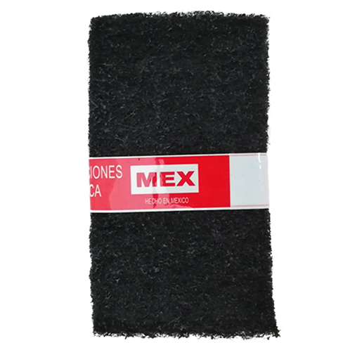 Fibra Mex Negra Gruesa 1Pz(8X14Cm)Ng1                        