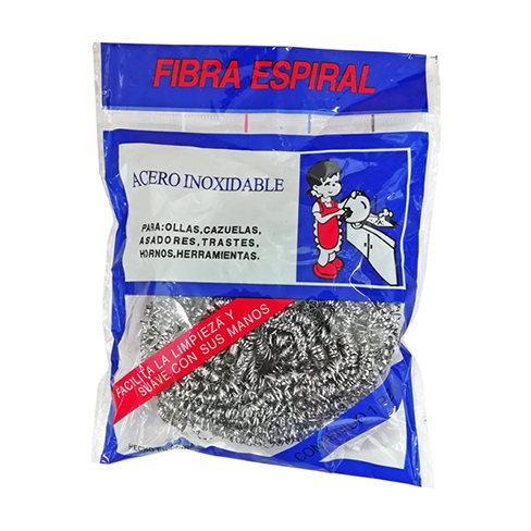 Fibra Espiral Mex 1Pz Metal
