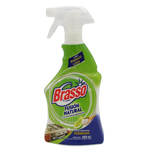 Limpiador Brasso 600Ml Fusion Natural Desengrasante             
