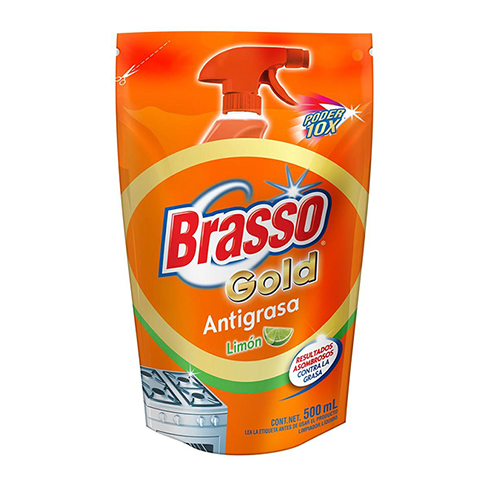 Limpiador Brasso 500Ml Antigrasante Limon                                                           