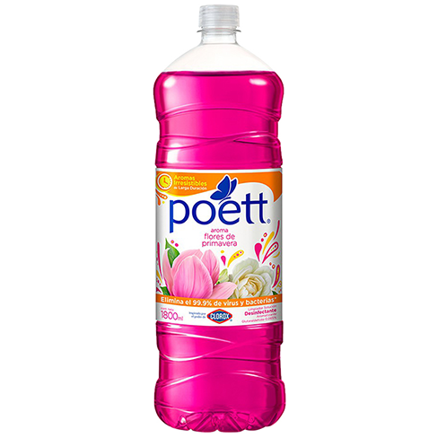 Limpiador Poett 1.8Lt Flores De Primavera