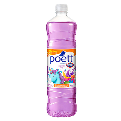 Limpiador Poett 900Ml Espiritu Play
