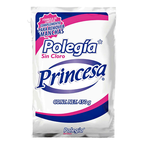 Removedor De Manchas Princesa 450Gr Polegia Sin Cloro                                               