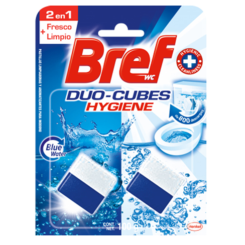 Pastilla Bref 2Pz De 50Gr Duo Cubes Hygiene