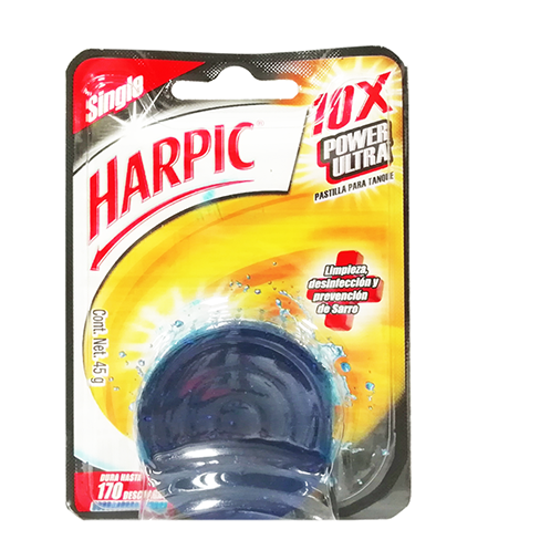 Pastilla Harpic 45Gr Acua.submar. 