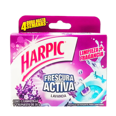 Pastilla Harpic 35Gr Canastilla Lavanda                                                             