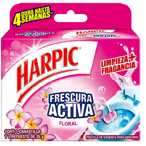 Pastilla Harpic 35Gr Canastilla Flores Silvestres                                                   
