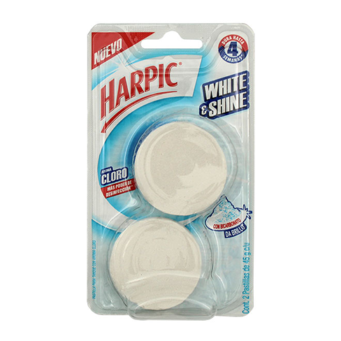 Pastilla Harpic 90Gr White&shine                            