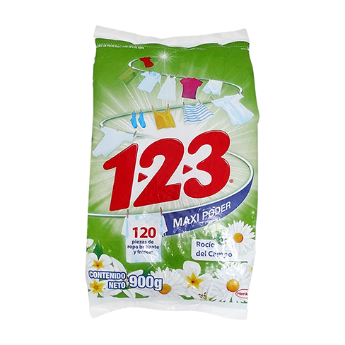 Detergente 123 800Gr Rocio Del Campo