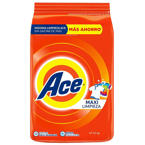 Detergente Ace 5.5Kg Regular                                                                        