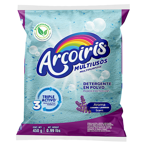 Detergente Arcoiris 450Gr Lavanda                                                                   