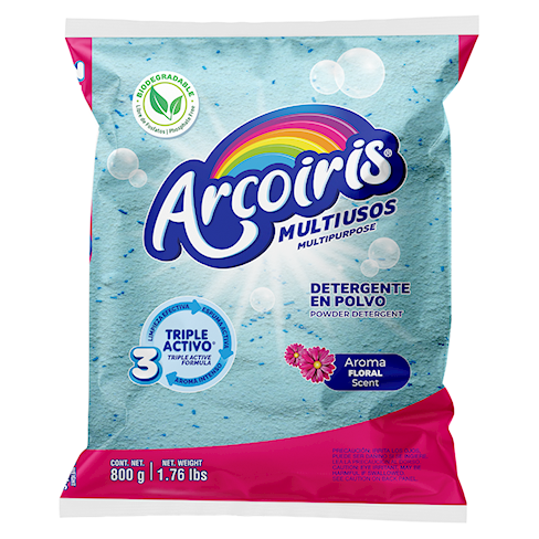 Detergente Arcoiris 800Gr                                                                           