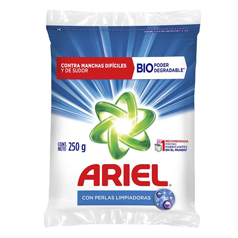 Detergente Ariel 250Gr Aroma Original                                                               