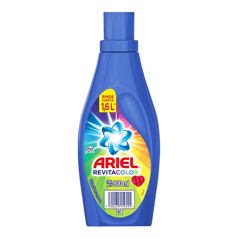 Detergente Liquido Ariel 800Ml Revitacolor                                                          