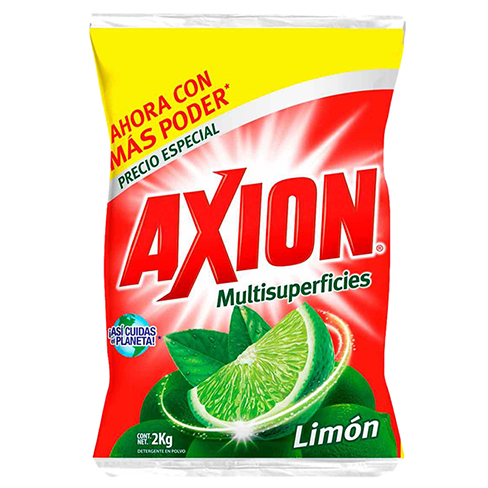 Detergente Axion 2Kg Limon Bicarbonato Activo                                                       