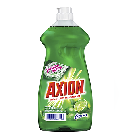 Detergente Liquido Axion 400Ml Limon                                                                