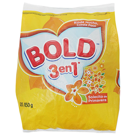 Detergente Bold 3 850Gr Colores De Verano