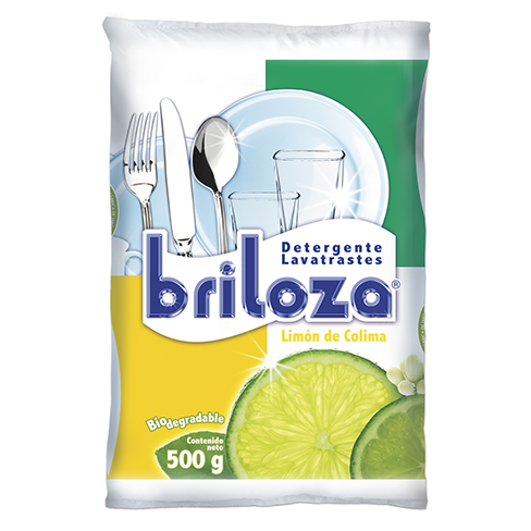Detergente Briloza 500Gr Limon De Colima                                                            