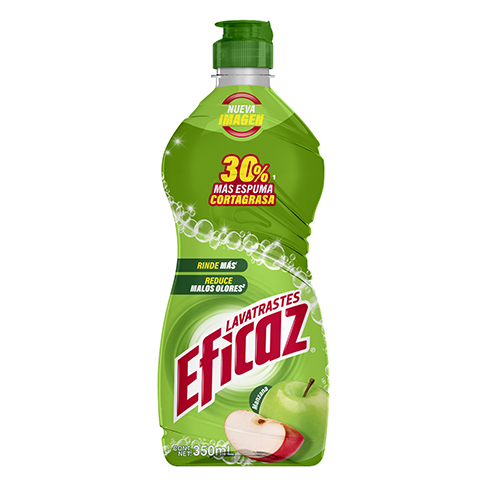 Detergente Liquido Eficaz 350Ml Manzana Energizante                                                 