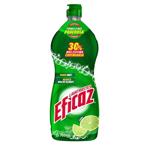 Detergente Liquido Eficaz 750Ml Limon                                                               
