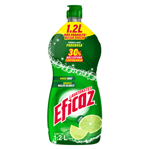 Detergente Liquido Eficaz 1.200Lt Limon                                                             