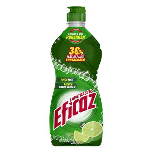 Detergente Liquido Eficaz 500Ml Limon