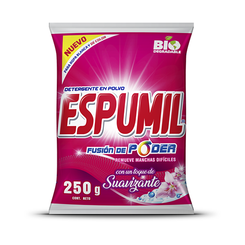 Detergente Espumil 250Gr Explosion De Flores Con Toque Suavizante Ac