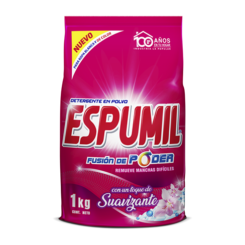 Detergente Espumil 1Kg Explosion De Flores Con Toque Suavizante Ac