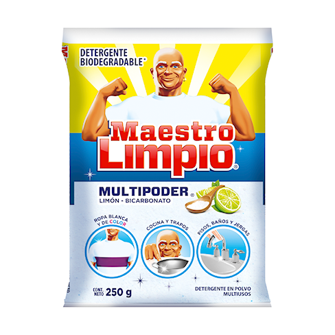 Detergente Maestro Limpio 250Gr