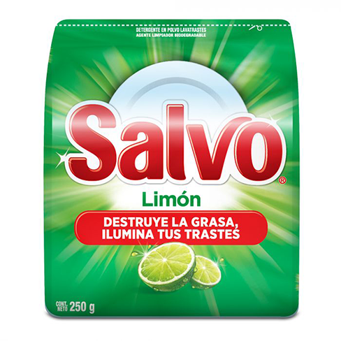 Detergente Salvo 250Gr Limon                                                                        