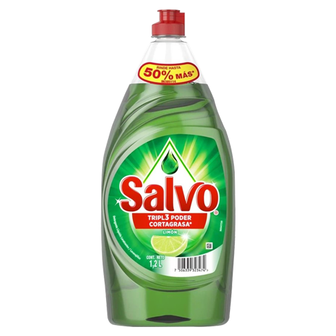 Detergente Liquido Salvo 1.200Lt Limon                                                              