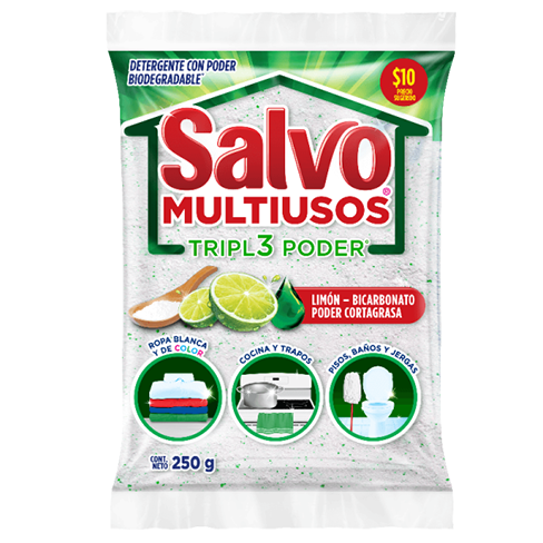 Detergente Salvo 250Gr Multiusos