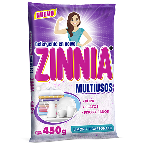 Detergente Zinnia Mi Reina 450Gr
