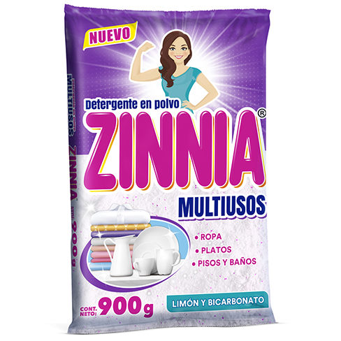 Detergente Zinnia Mi Reina 900Gr