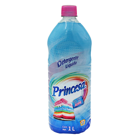 Detergente Liquido Princesa 800Ml Para Todo Tipo De Ropa