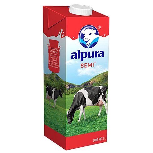 Leche Alpura 1Lt Semi                                                                               