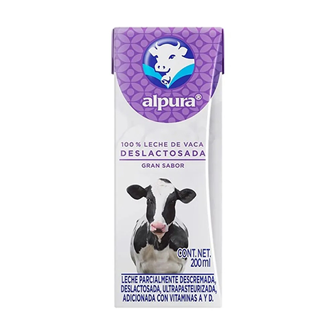 Leche Liquida Alpura 200Ml Deslactosada