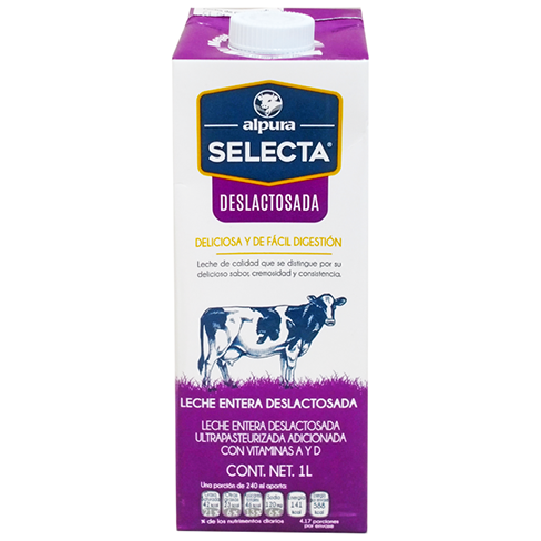 Leche Alpura 1Lt Selecta Deslactosada                                                               