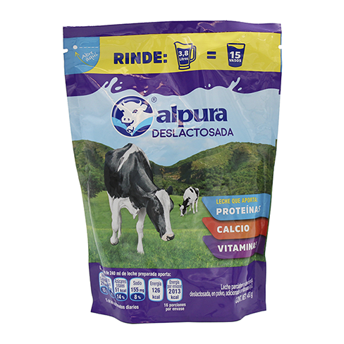 Leche En Polvo Alpura 460Gr Deslactosada                                                            