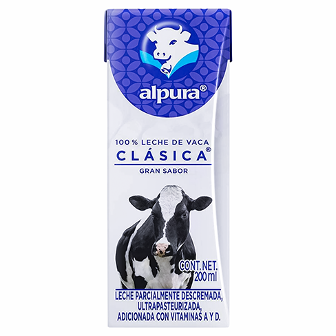 Leche Liquida Alpura  200Ml Clasica 